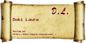 Dobi Laura névjegykártya