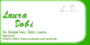 laura dobi business card